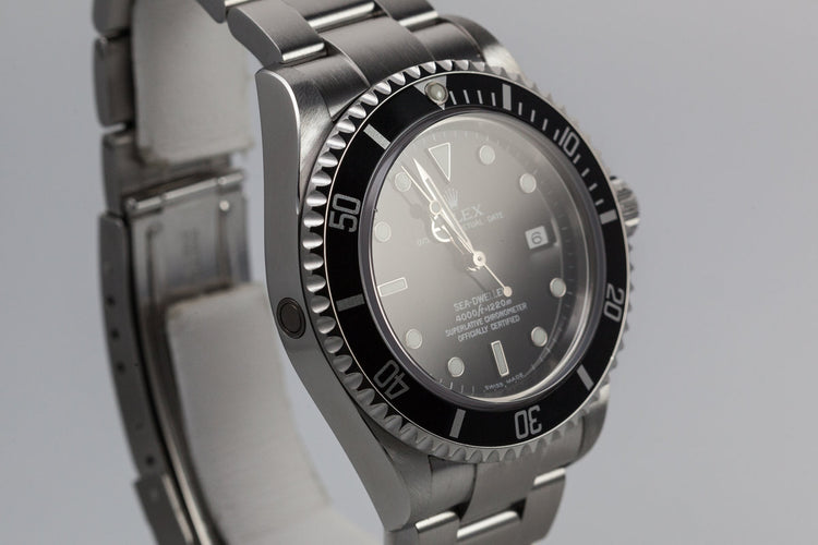 2004 Rolex Sea Dweller 16600 with Box and Papers