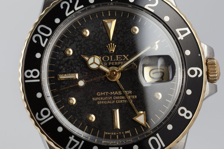 1979 Rolex Two Tone GMT 1675 Black Nipple Dial