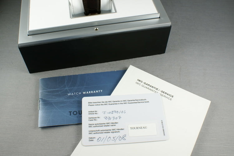 IWC Watches - Portuguese Automatic White Gold 7 day power reserve