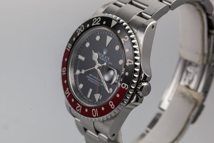 2001 Rolex GMT II 16710 with Coke Insert