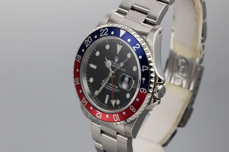 1999 Rolex GMT-Master 16700 "Pepsi" with SWISS Only Dial