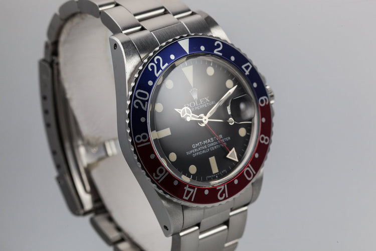 1983 Rolex GMT-Master 16750 Matte Dial with Rolex Service Papers
