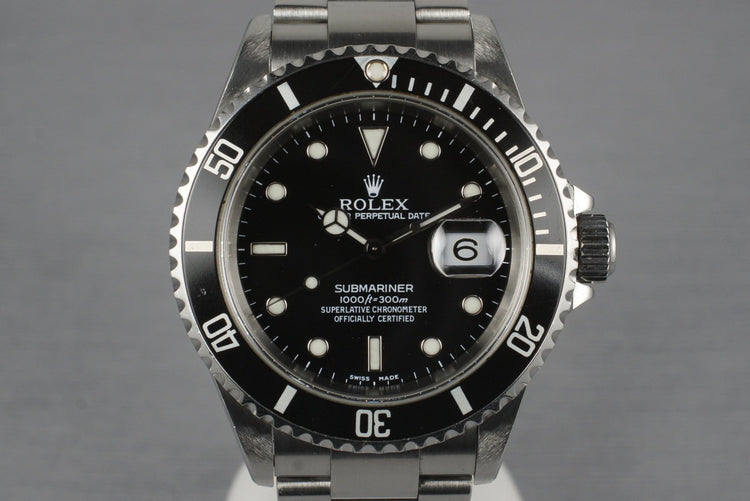 2000 Rolex Submariner 16610