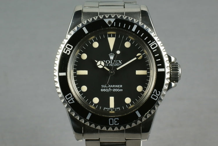 Rolex Submariner 5513 Maxi Mark 4