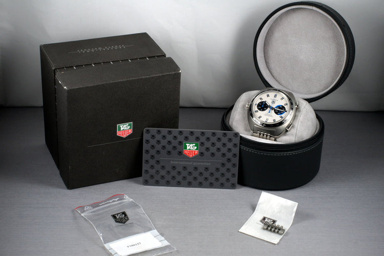 2004 Tag Heuer Autavia CY2110 White Dial with Box and Papers
