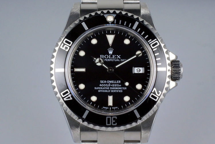 2006 Rolex Sea Dweller 16600 with Box and Papers