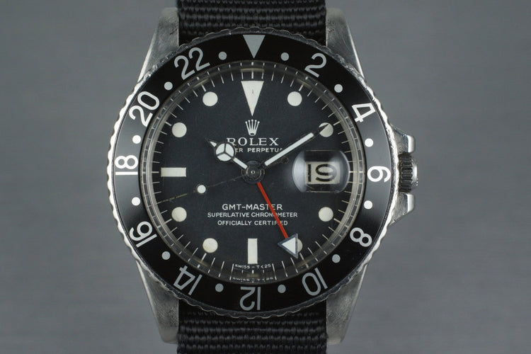 1968 Rolex GMT 1675 Mark I Dial