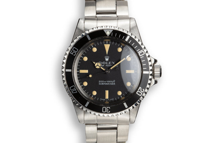 1967 Rolex Submariner 5513 Meters First Dial