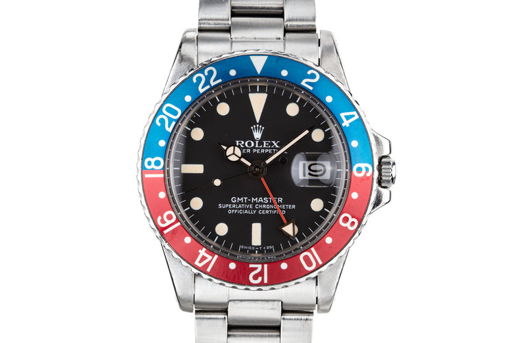 1972 Rolex GMT-Master 1675 "Pepsi"