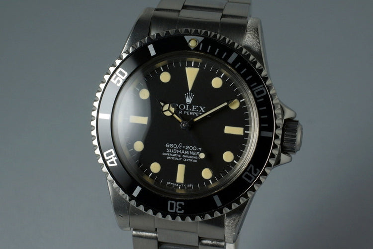 1978 Rolex Submariner 5512 with Mark 1 Maxi Dial