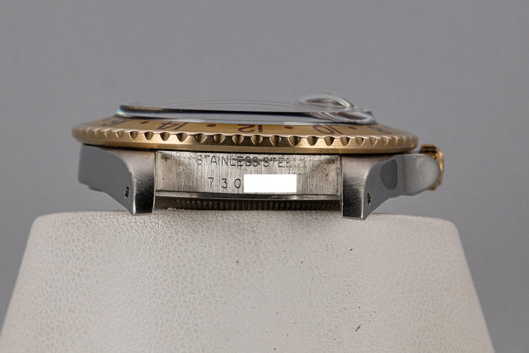 1982 Rolex Two-Tone GMT-Master 16753 Root Beer Nipple Dial with Box and Papers