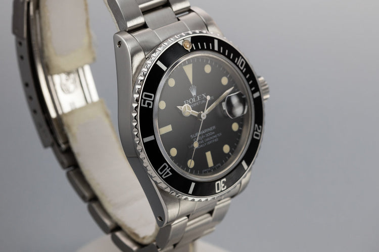 1981 Rolex Submariner 16800 Matte Dial