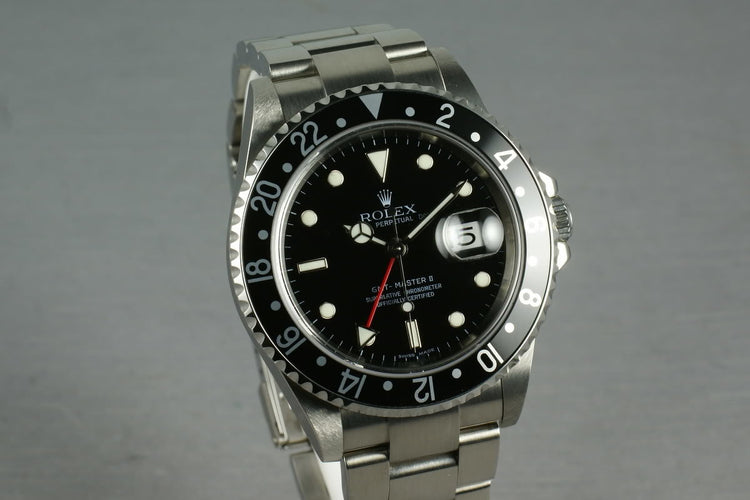 Rolex GMT 16710 Z serial with Box and Papers