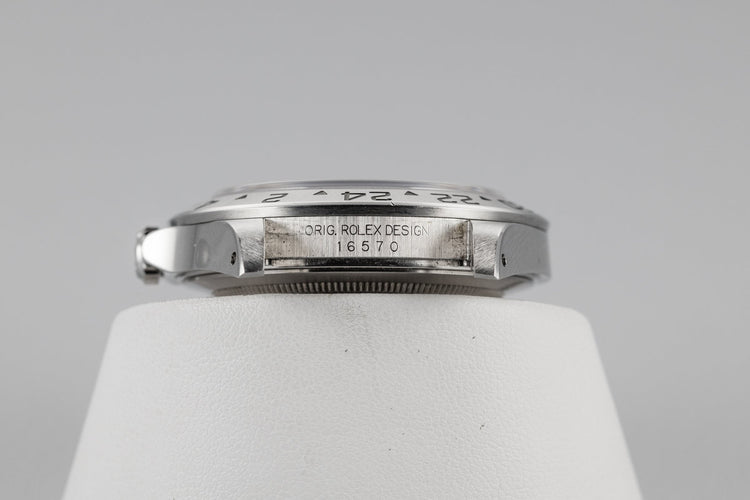 2000 Rolex Explorer II 16570 White Dial with Box and Papers
