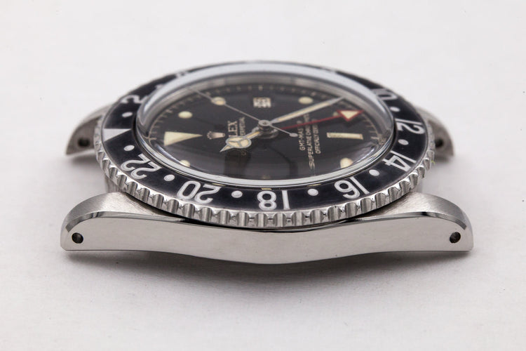 1963 Rolex GMT 1675 PCG Gilt Chapter Ring Dial