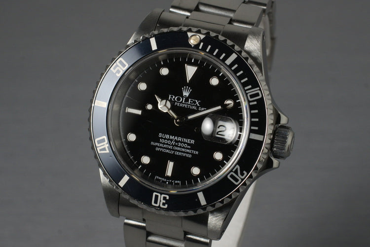 1991 Rolex Submariner 16610