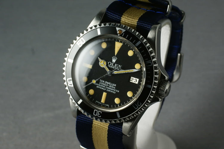 Rolex Sea Dweller Ref 1665 with creamy luminous