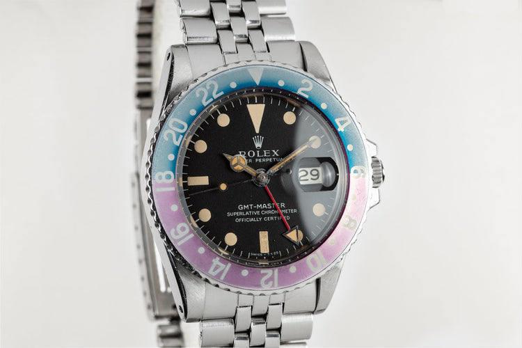 1967 Rolex GMT-Master 1675 with Fuchsia Insert