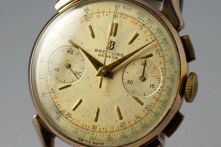 1950’s Gold Shell Breitling Chronograph 1193