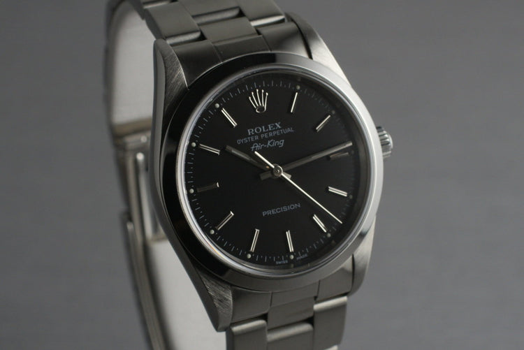 2001 Rolex Air King 14000M with Box and Papers