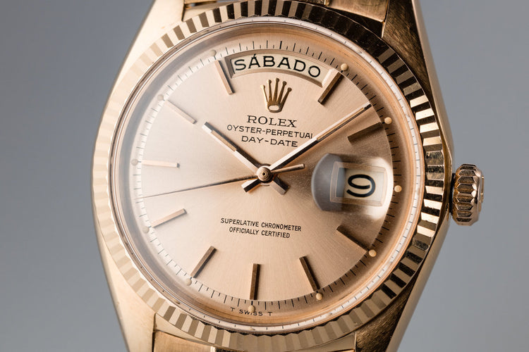 1967 Rolex 18K Rose Gold Day-Date 1803