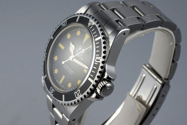 1983 Rolex Submariner 5513 Mark V Maxi Dial