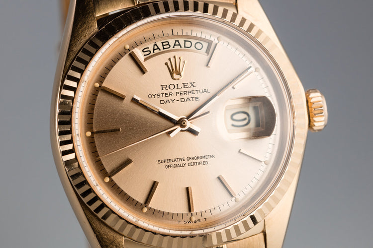 1967 Rolex 18K Rose Gold Day-Date 1803