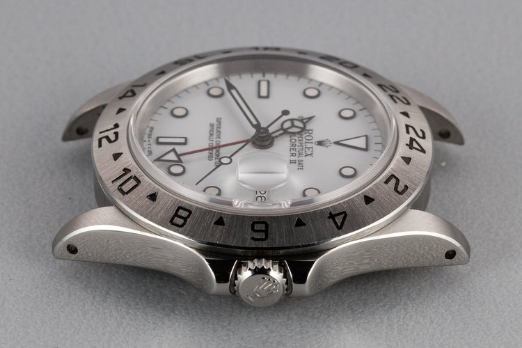 1991 Rolex Explorer II 16570 White Dial