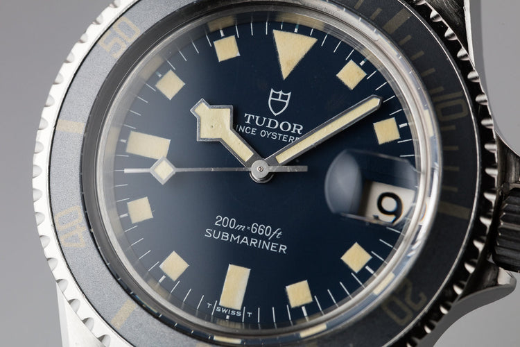 1976 Tudor Snowflake Submariner 9411/0 Blue Dial with Service Papers