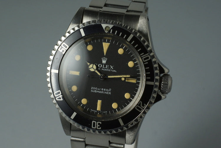 1970 Rolex Submariner 5513 Meters First