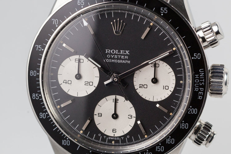 1973 Rolex Daytona 6263 with Black Sigma Dial with Service Papers