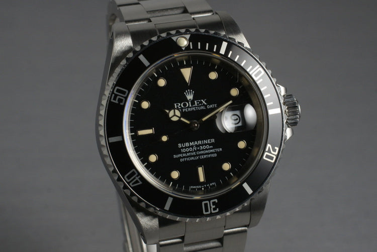 1988 Rolex Submariner 16610