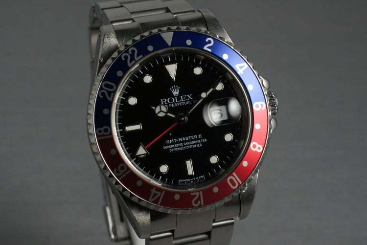 1997 Rolex GMT II 16710 with Box and Papers