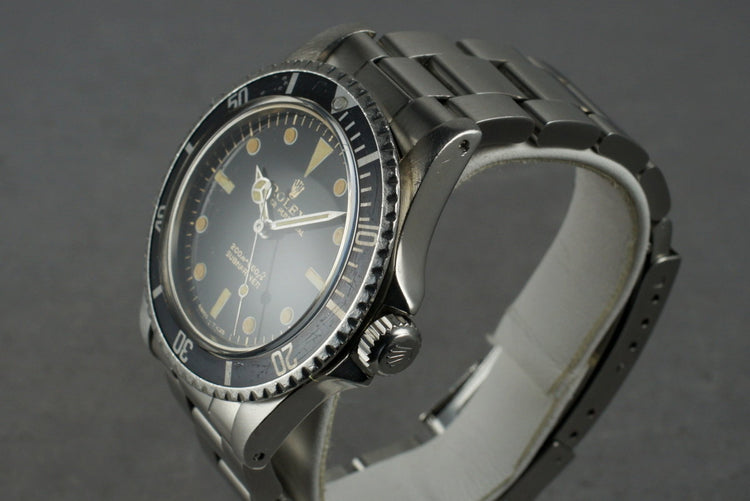 1964 Rolex Submariner Ref: 5513 PCG with Glossy Gilt Dial & Service Papers