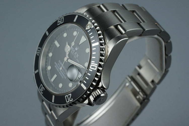 2007 Rolex Submariner 16610 with Box and Papers