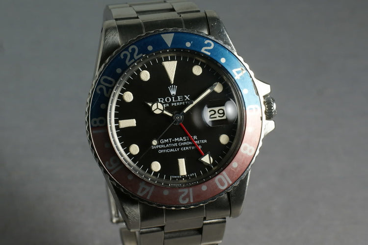 Rolex GMT 1675 with Mark 1 Dial