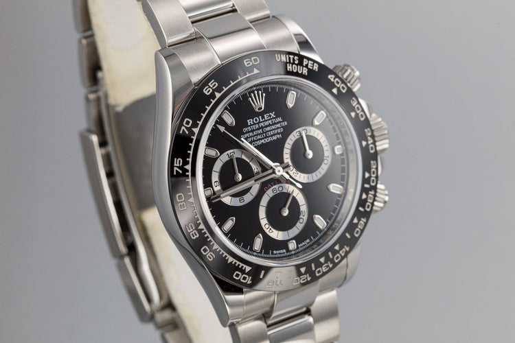 2017 Rolex Daytona 116500LN Black Dial with Box and Papers