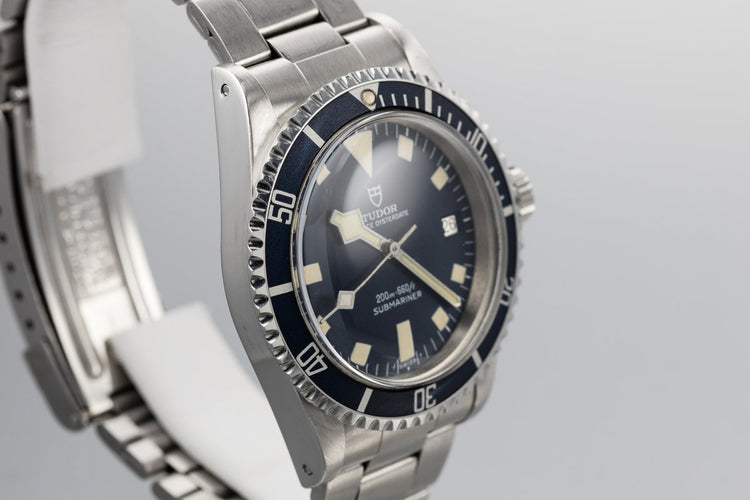 1981 Tudor Snowflake Submariner 94110 Blue Dial