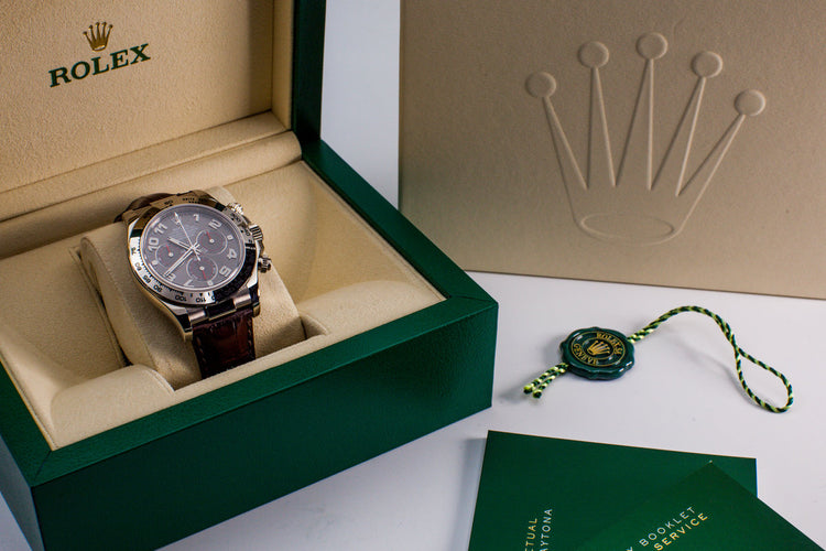 2017 Rolex WG Daytona 116519 with Box