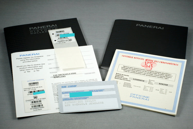 2007 Panerai Radiomir Black Seal PAM 183 with Box and Papers