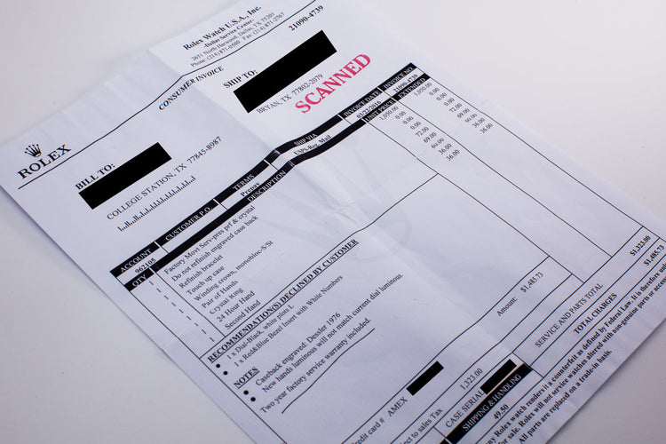 1972 Rolex GMT 1675 with Rolex Service Papers