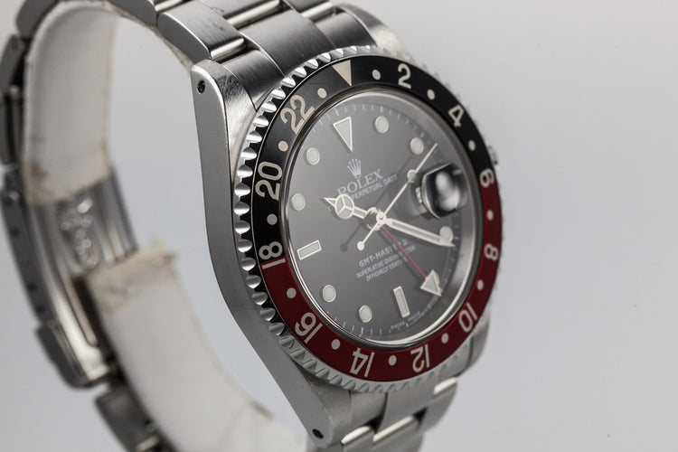 2001 Rolex GMT II 16710 with Coke Insert