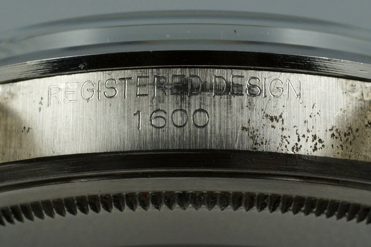 1970 Rolex DateJust 1600 Matte Black Dial