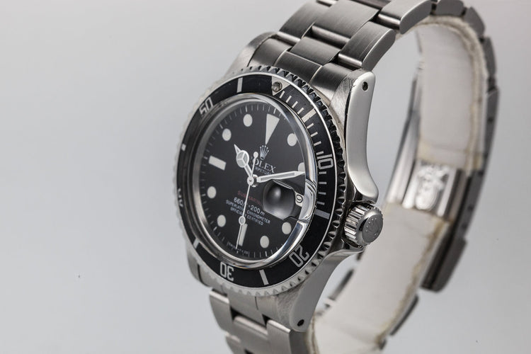 1972 Rolex Submariner 1680 with Red MK VI Dial