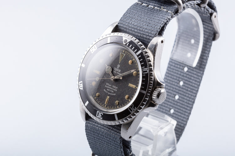 Vintage Royal Navy 1964 Tudor 7928 Gilt Chapter Ring