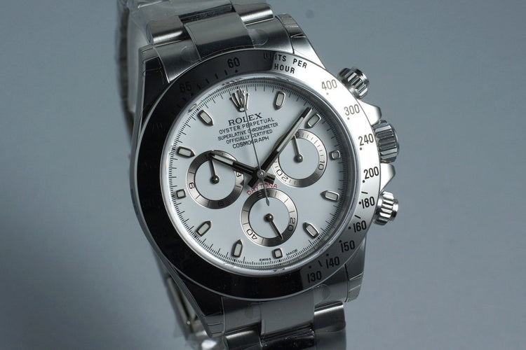 2015 Rolex Daytona 116520 with Box and Papers MINT with Stickers