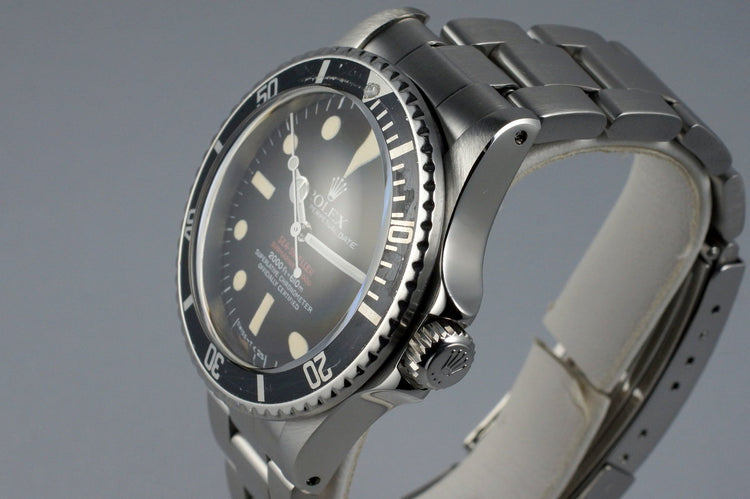 1975 Rolex Double Red Sea Dweller 1665 Mark IV Dial