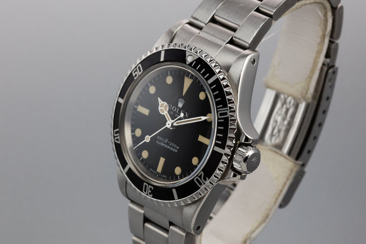 1978 Rolex Submariner 5513 Serif Dial with Box and Booklets