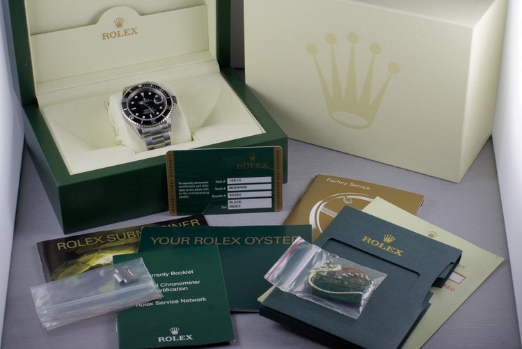 2007 Rolex Submariner 16610 with Box and Papers