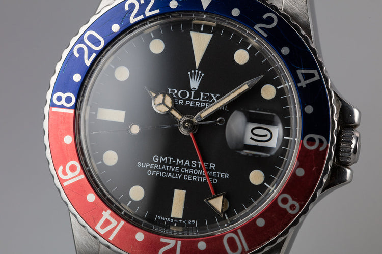 1981 Rolex GMT-Master 16750 Matte Dial with "Pepsi" Bezel Insert